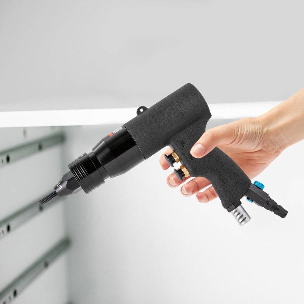 Pneumatic Rivet Nut Gun Air Rivet Nut Pull Setter Tool 1/4" Air Inlet