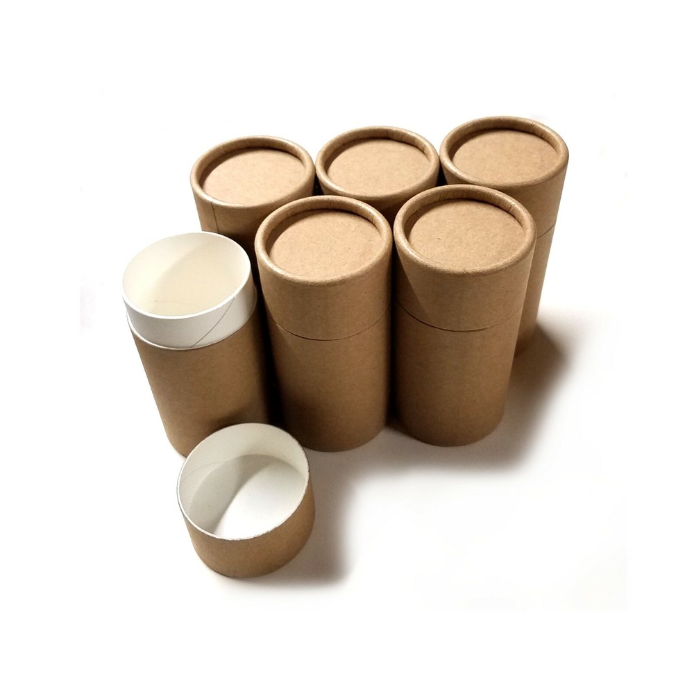 Empty Cardboard Deodorant Containers - Naturally BPA Free, Biodegradable:1-2-3oz