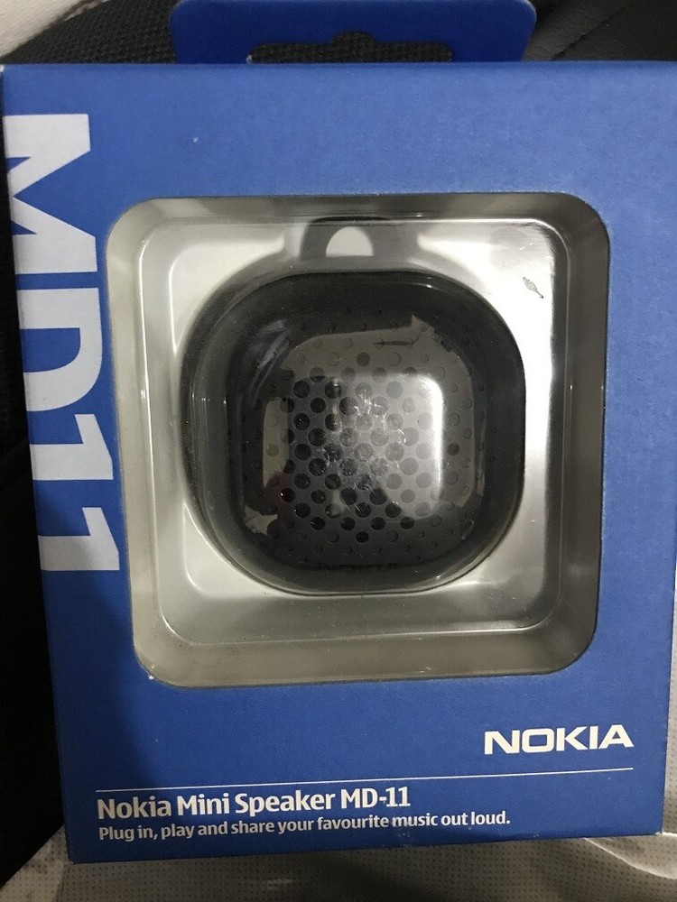 Brand New Nokia MD-11 Mini Speaker MD11 Plug and Play