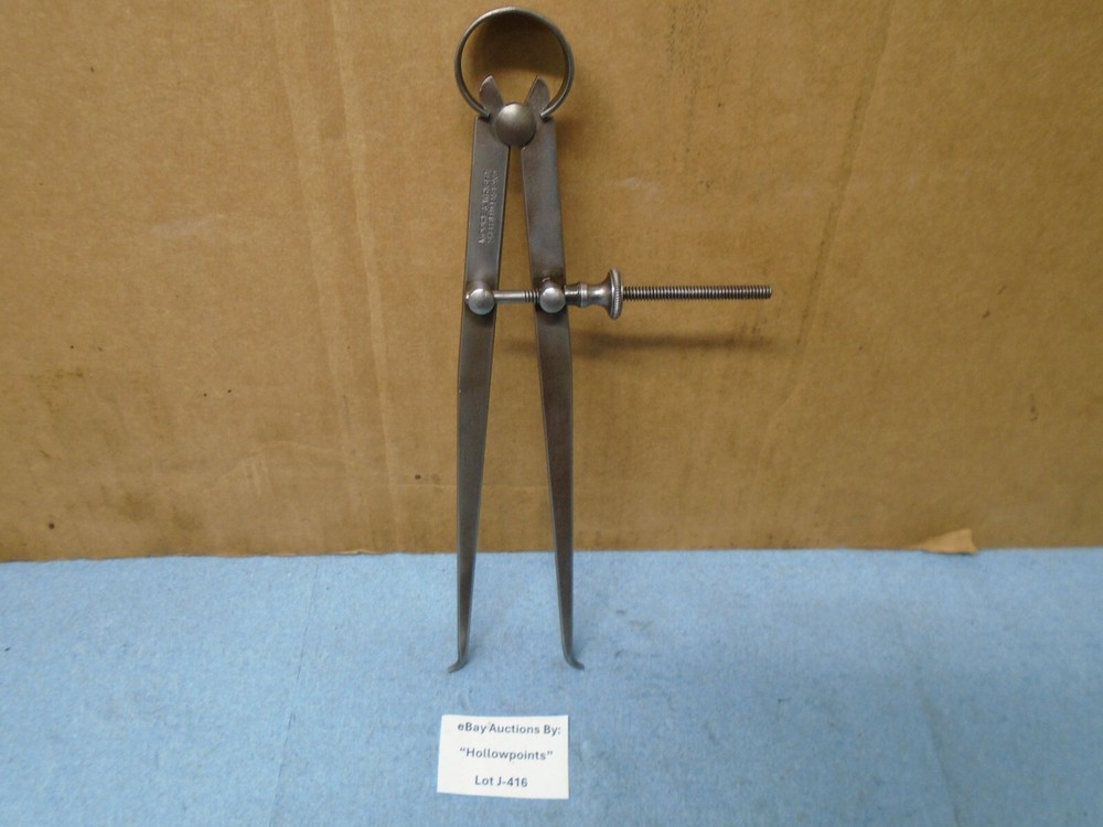 Moore & Wright England Spring Type Inside Calipers 8" Size for Machinist J416