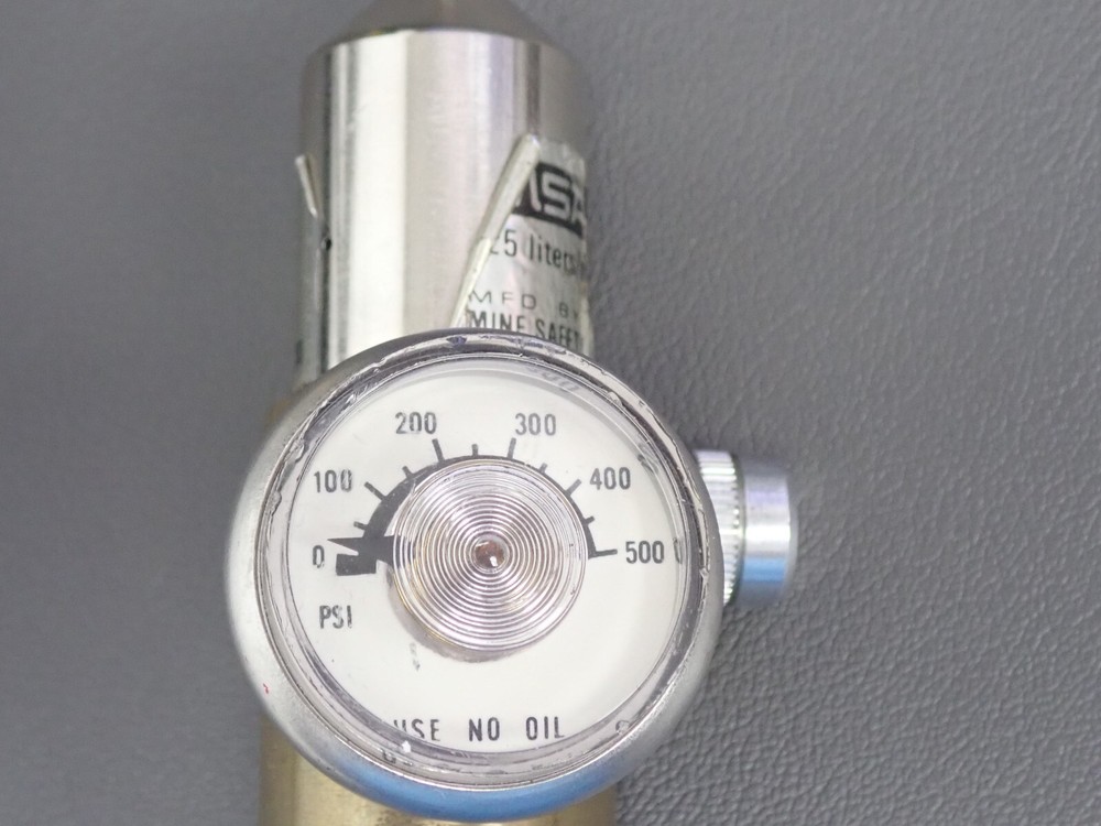 MSA 459949 Flow Control Regulator 0-500psi .25 Liters/minute