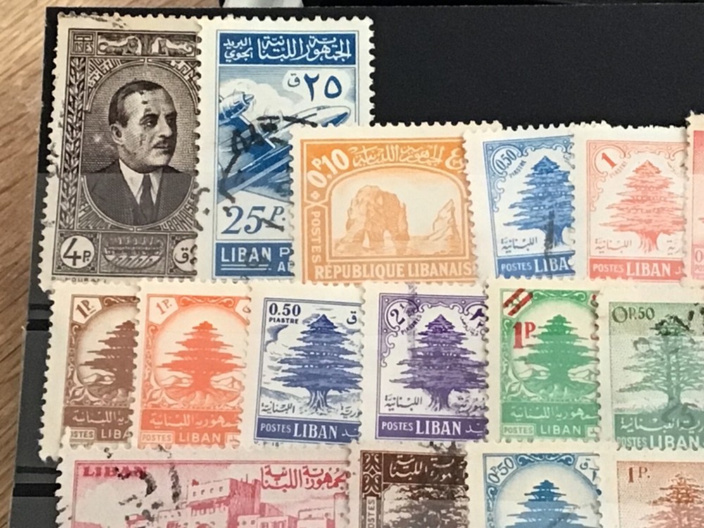 Lebanon mounted mint & used stamps A12275