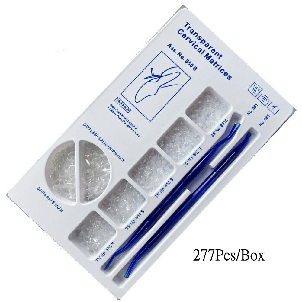 Dental Transparent Cervical Matrices Retractor Matrix Composite Gingival Veneer