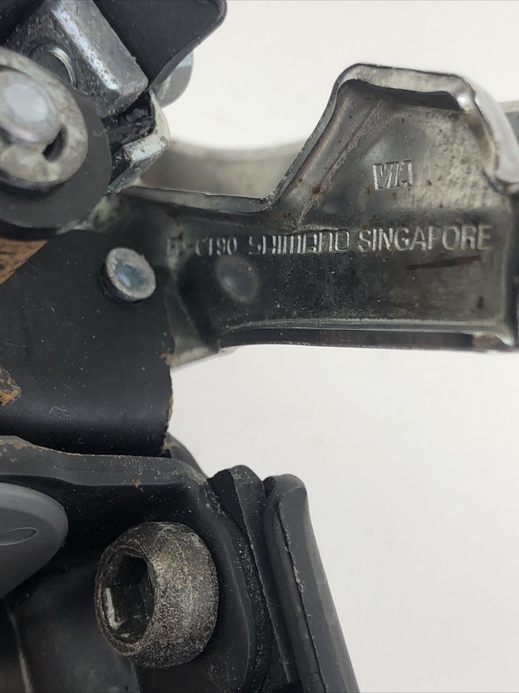Vintage Shimano Altus Derailleur Front Triple Bottom Pull FD-CT90 Silver A06