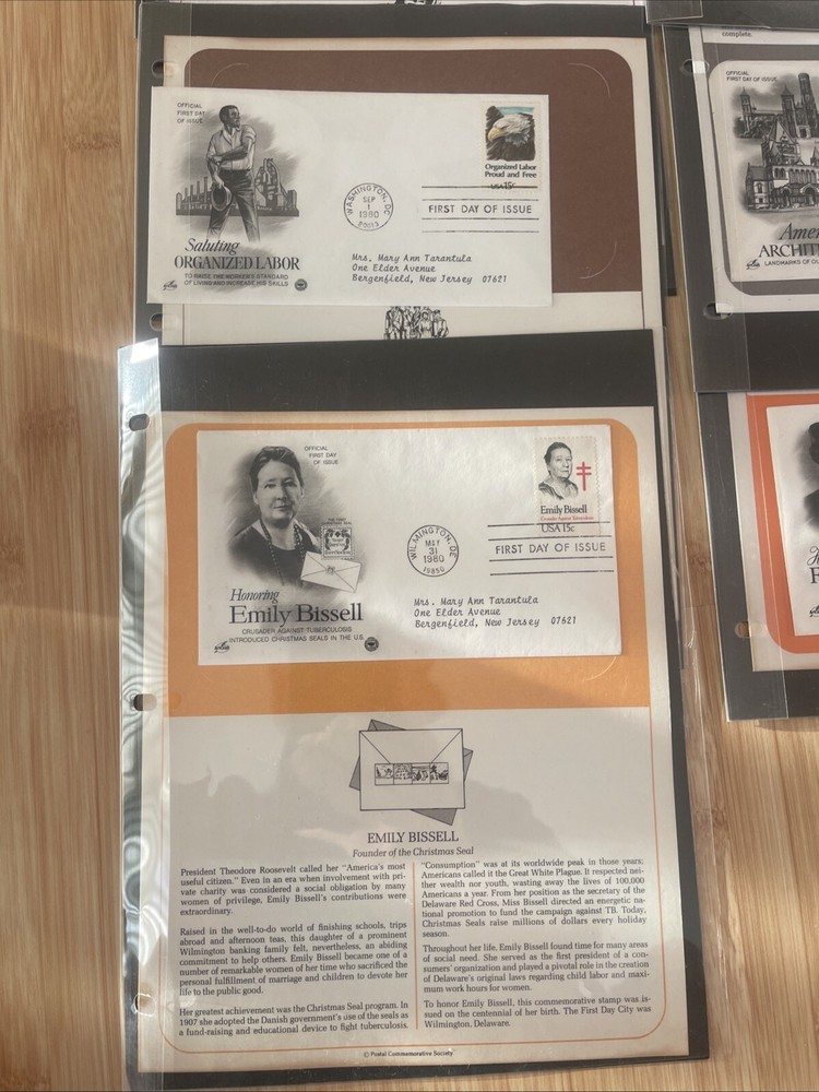 17 Covers U.S. FIRST DAY COVERS 1980