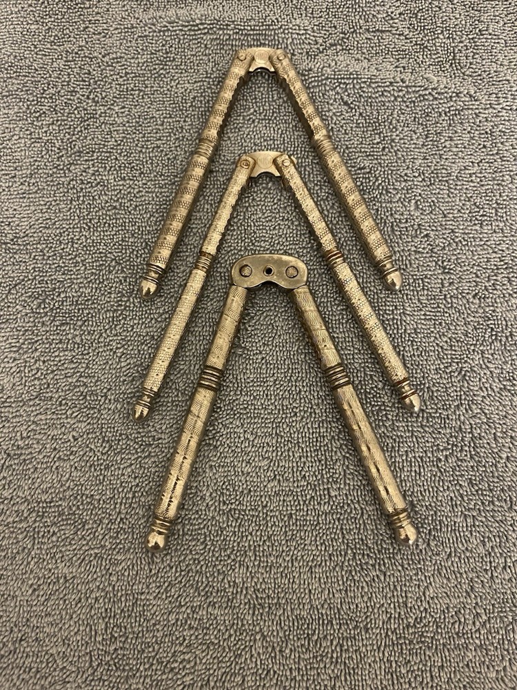 Vintage Pair HMQ Metal Tool Shell Nut Crackers