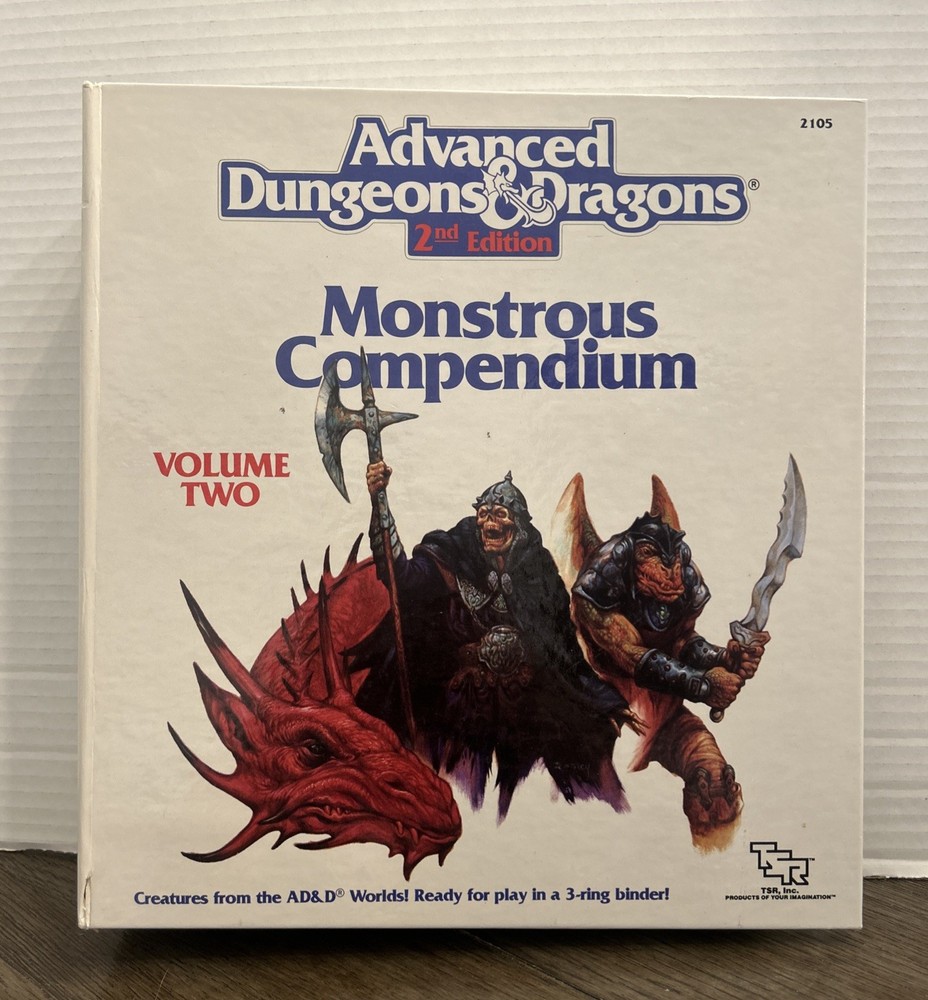 Monstrous Compendium Volume Two - AD&D 3-Ring Binder MC2