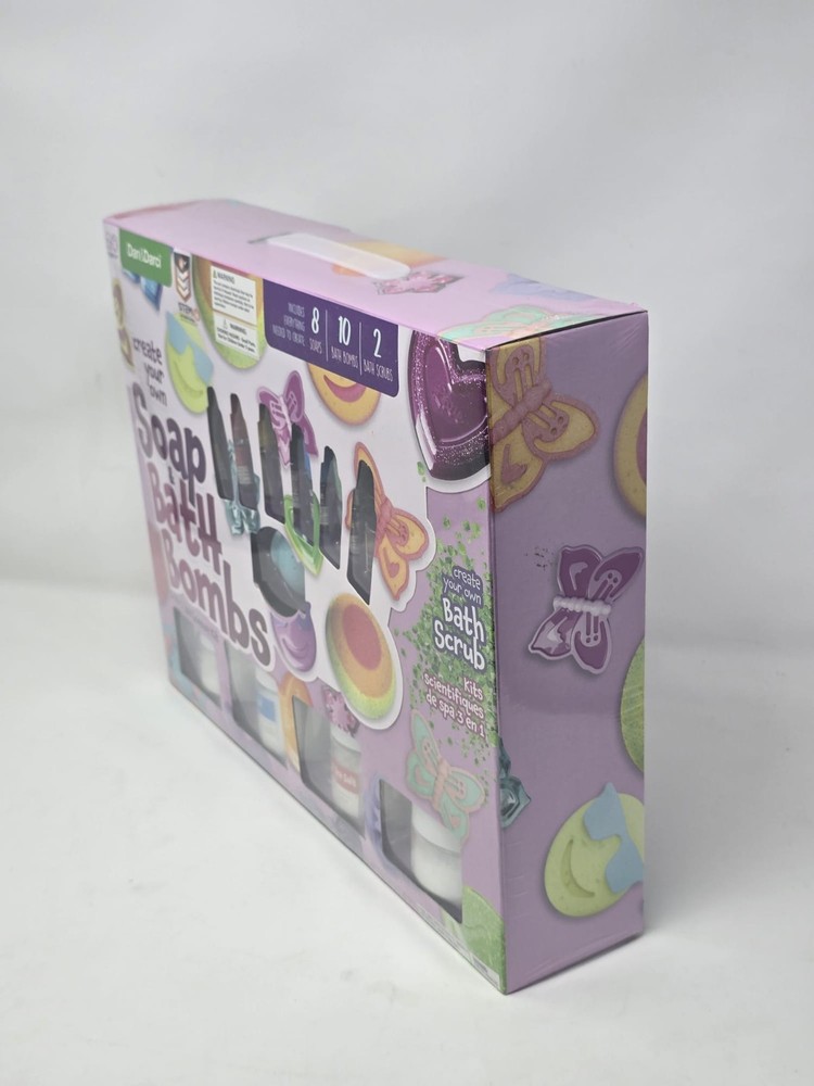 Dan & Darci Create Your Own Soap & Bath Bombs 3-in-1 Spa Science Kit