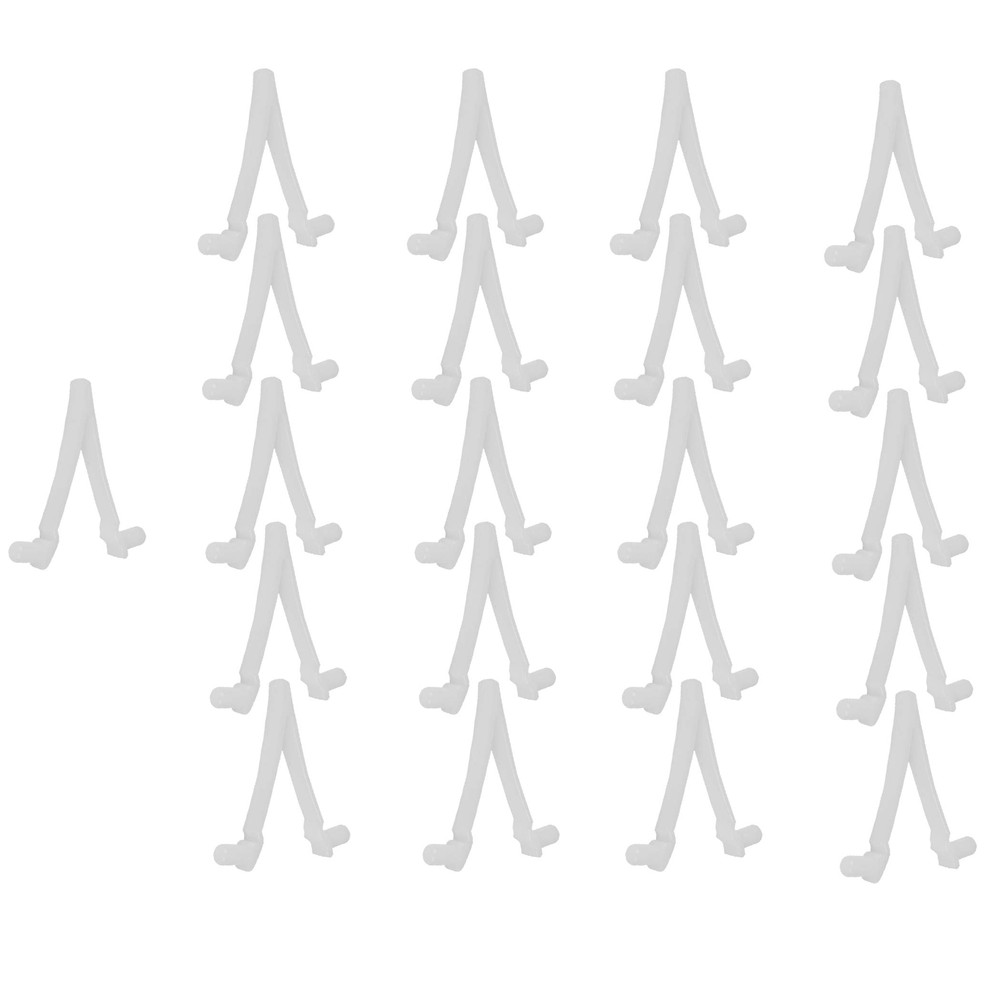 (21-Pack) Replacement Pool V-Clips - Pool Brush Plastic Clips/Pool Pole Net