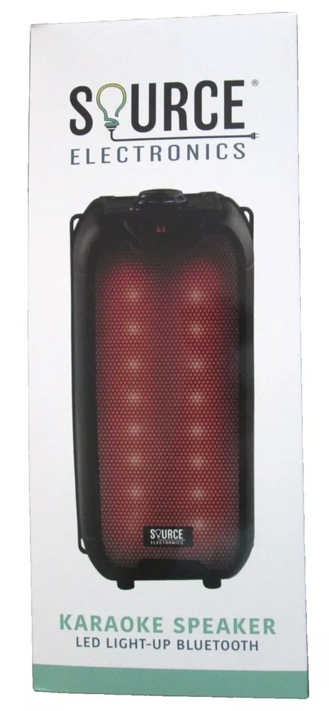 KARAOKE / Source Electronics Karaoke Bluetooth Speaker LED Color Light-up