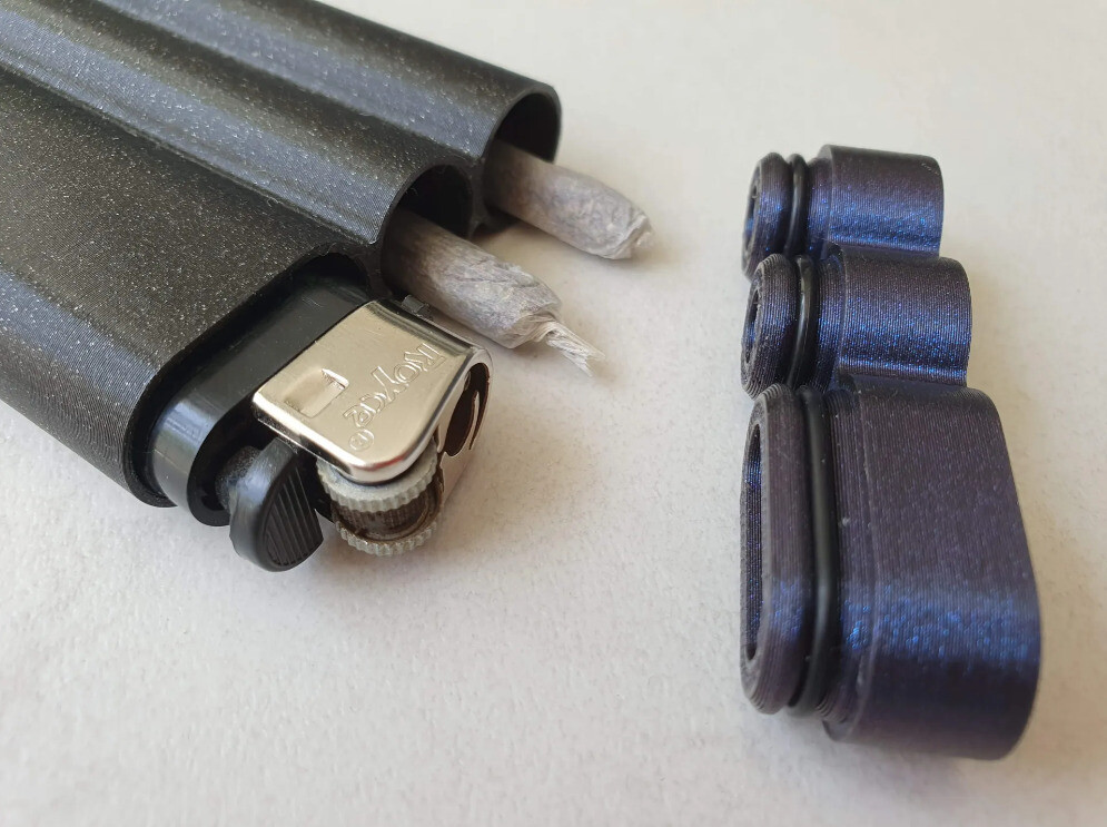Waterproof Cigarette Case Lighter Holder Dry Storage