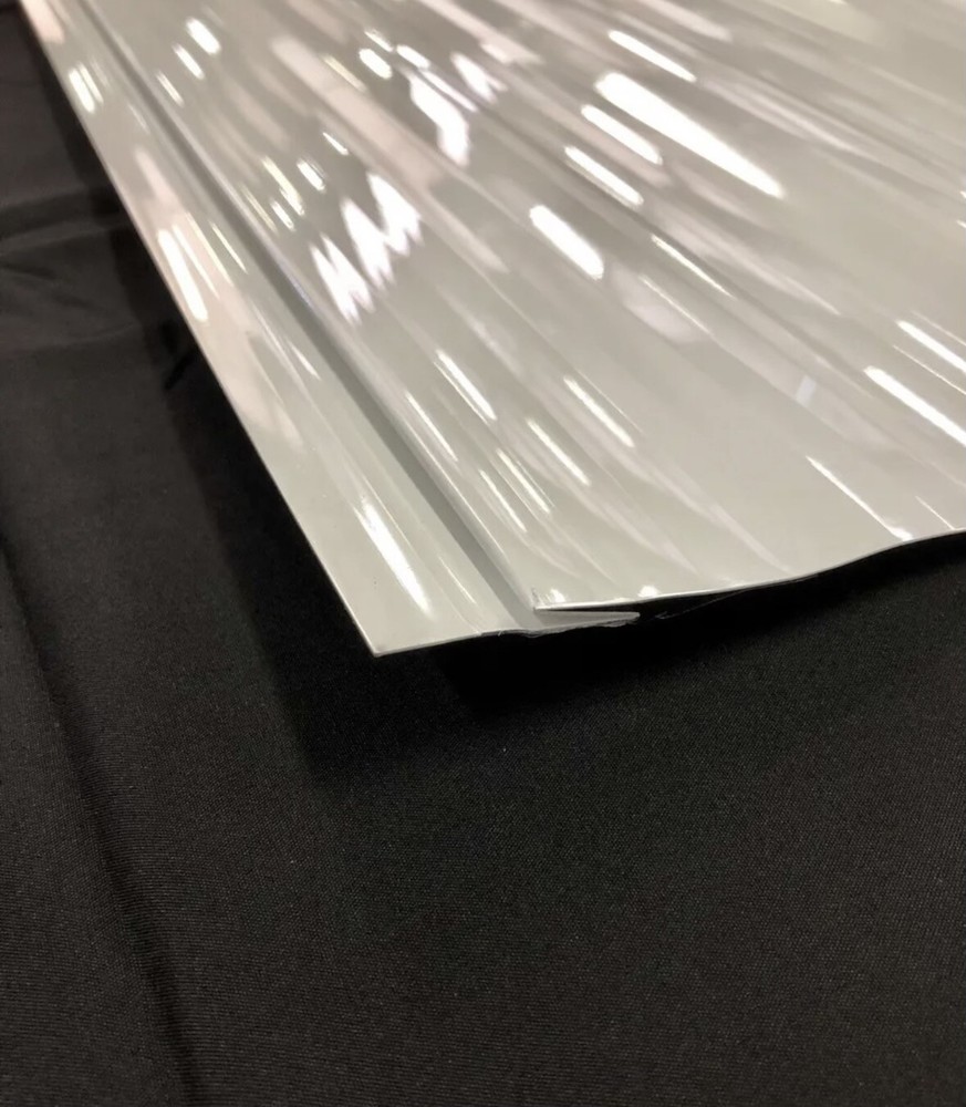 RV/Camper/Teardop Aluminum Tin Mesa Siding Repair Polar White metal 10''x72''