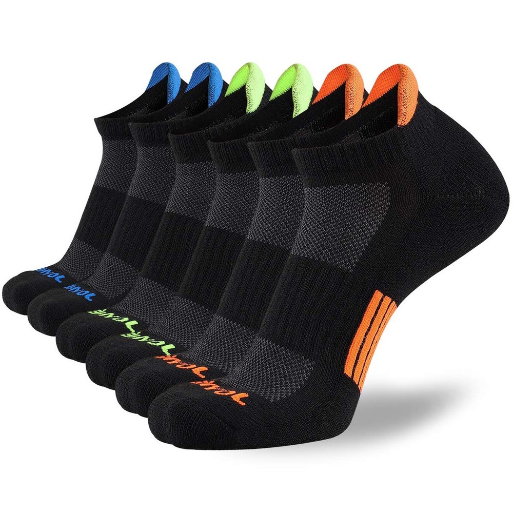 JOYNÉE Men’s Athletic Socks Low Cut Cushion Running Socks Breathable