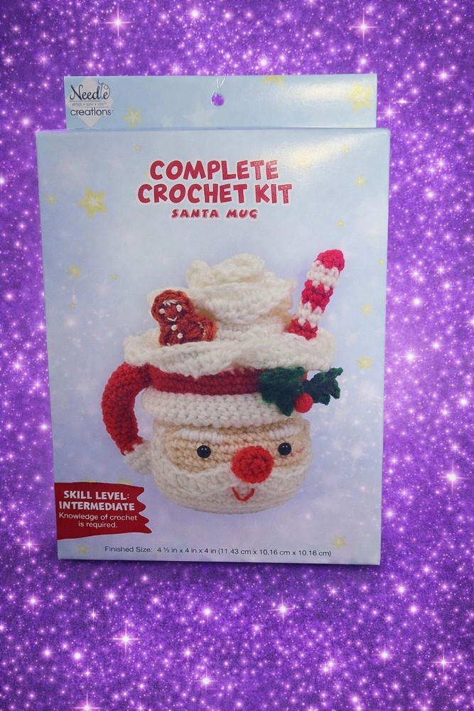 Needle Creations Complete crochet kit Santa Mug skill level Intermediate