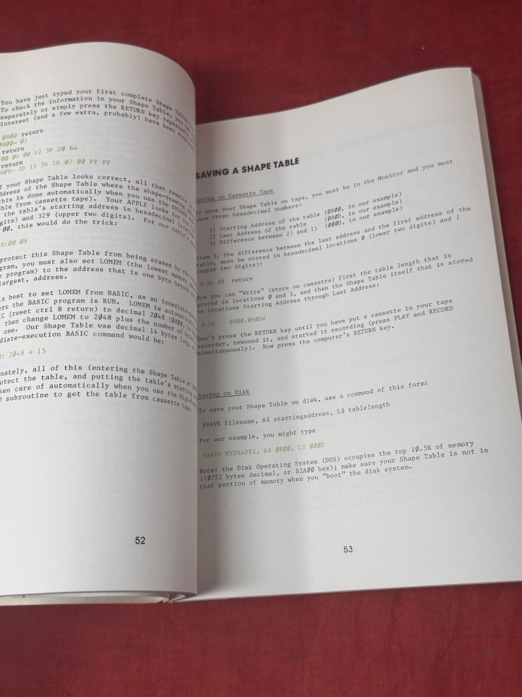 Apple II Programmer's Aid #1 Installation & Operating Manual 1978 VTG Manual