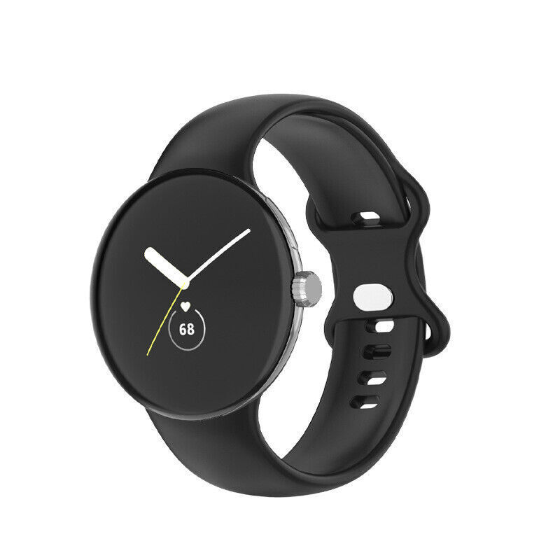 For Google Pixel Watch 1 2 Soft Replacement Strap Silicone Sport Watch Band