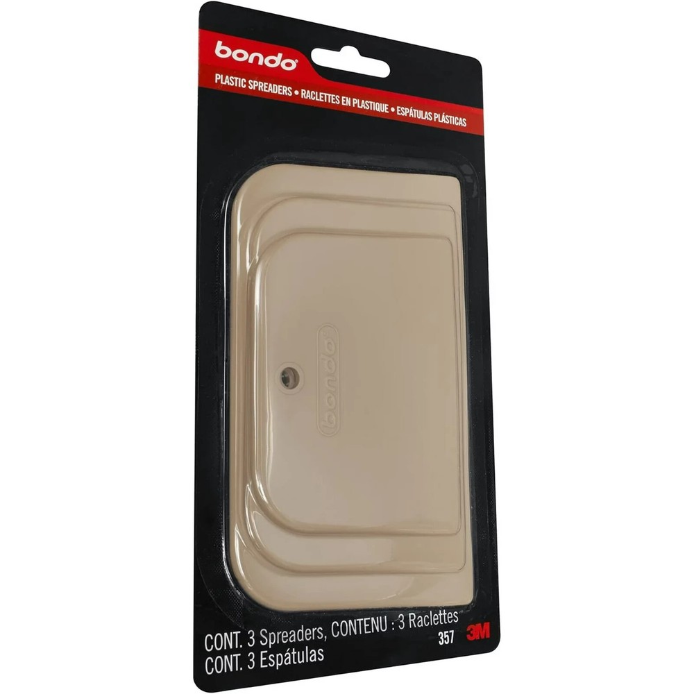 Bondo Plastic Spreaders, 3 Sizes