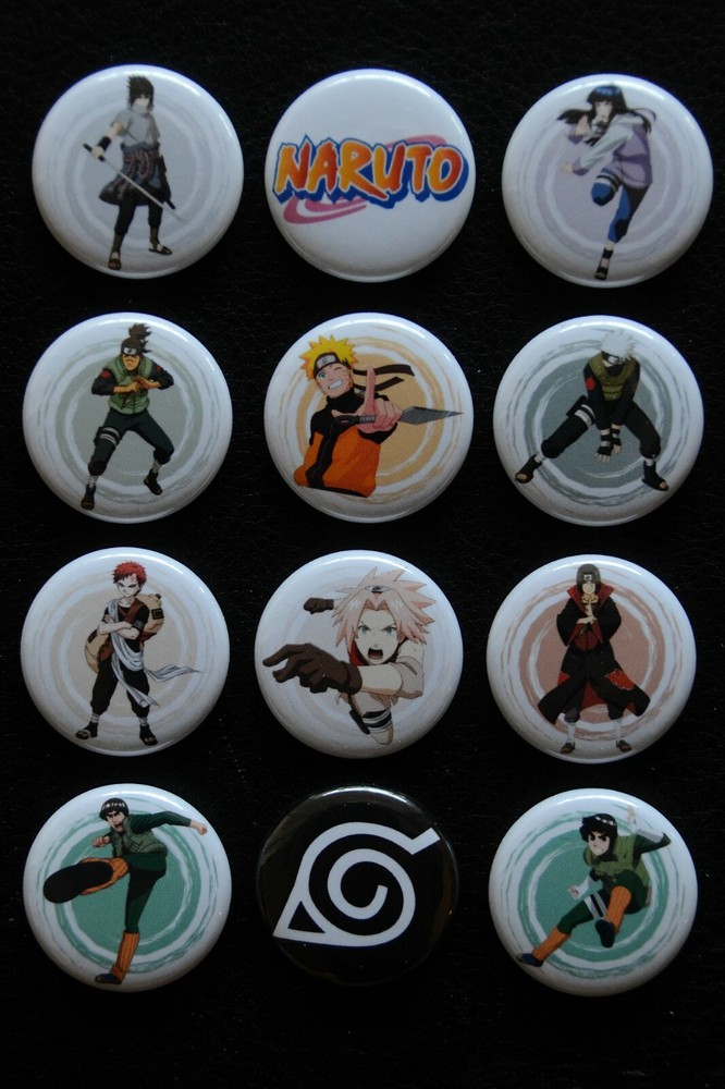 Naruto - 1" Pinback Buttons