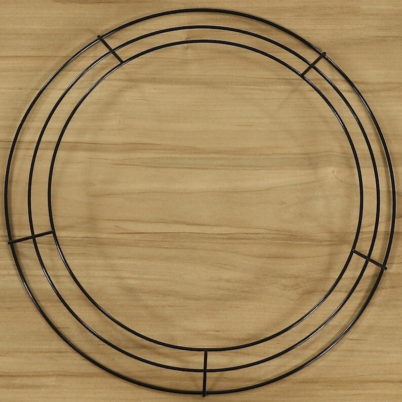 WIRE DIY WREATH Form (3-Ring Frame) Choose Size 12", 14" or 16"