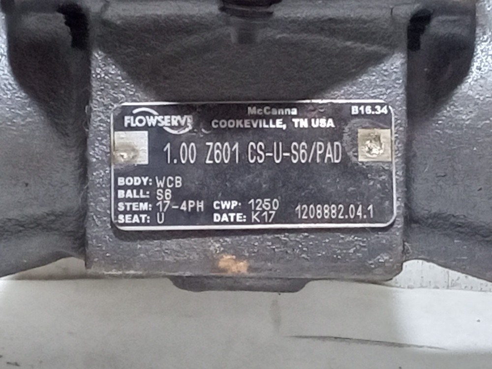 Flowserve 1.00 Z601 CS-U-S6/PAD (N3A)