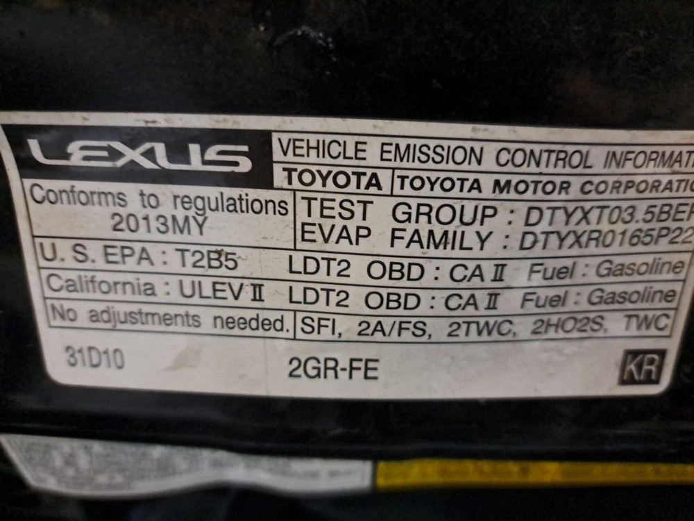 2013 Rx350 Jack Sku#4391496