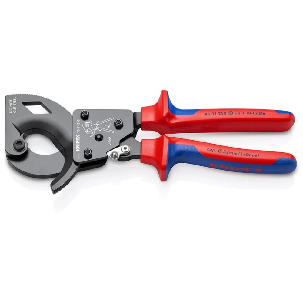 Knipex Ratcheting Cable Cutters (10")