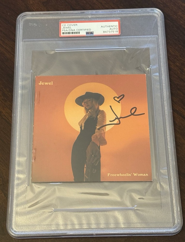 Jewel Signed cd Booklet PSA!!