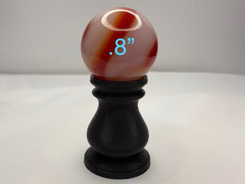 Black Marble Display Stand Marble Holder Sphere Display