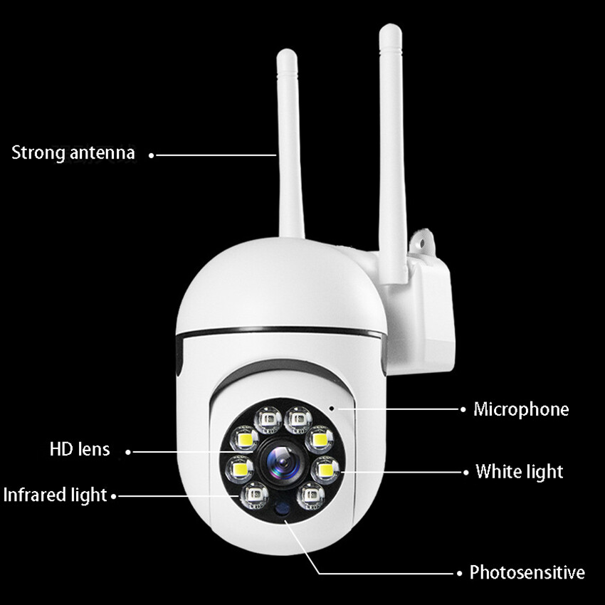 4-Pack Wireless 5G WiFi Security Camera System Smart Outdoor Night Vision 1080P