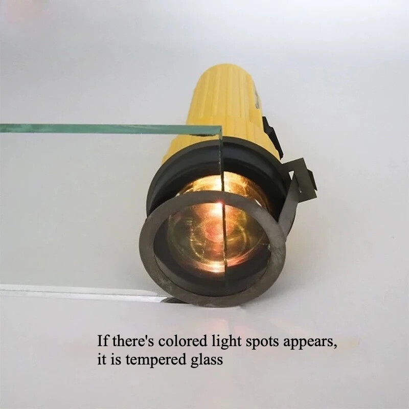 Portable Tempered Glass Detector