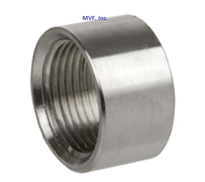 1/2" 150# NPT Half Coupling 304 Stainless Fitting Bung (Multi-Packs) SS090441304
