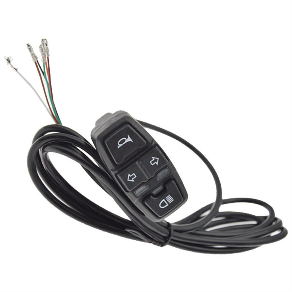 Motorcycle Switch Control ON/OFF Button Headlight Horn Turn Signal Light 7/8in