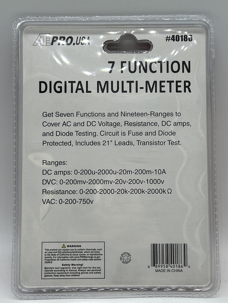 Digital Multimeter (7 Function)