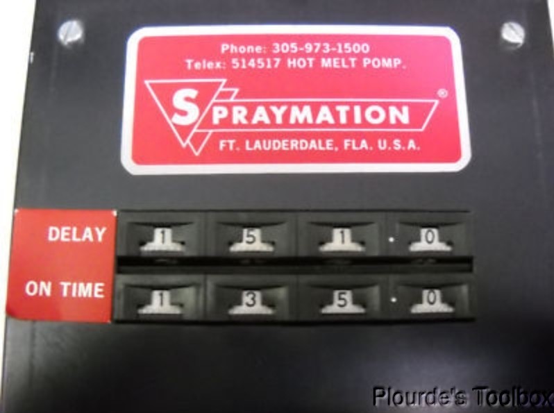 Used Spraymation Control Timer, 300930