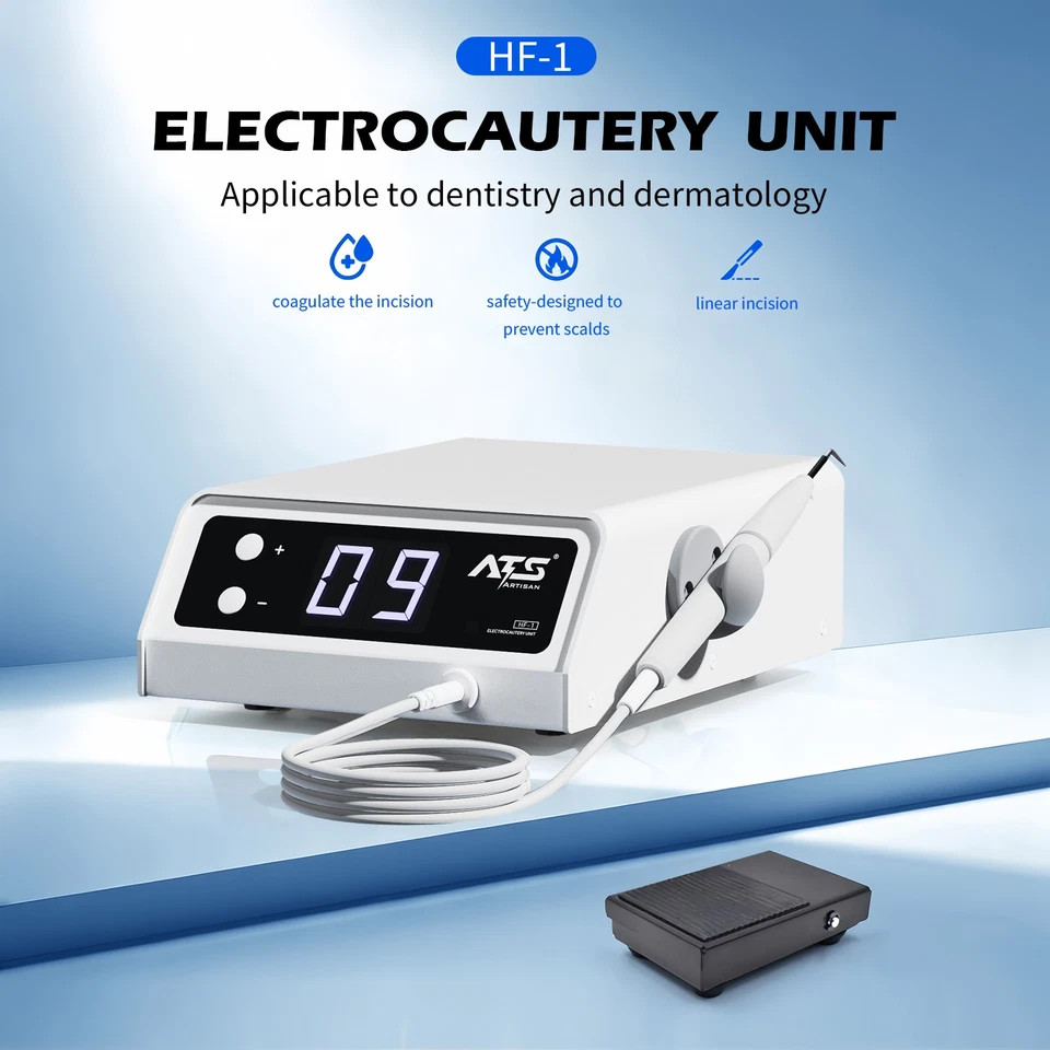 Dental Electrosurge Electrosurgery Unit for Cutting + Coagulating + 10 Tips