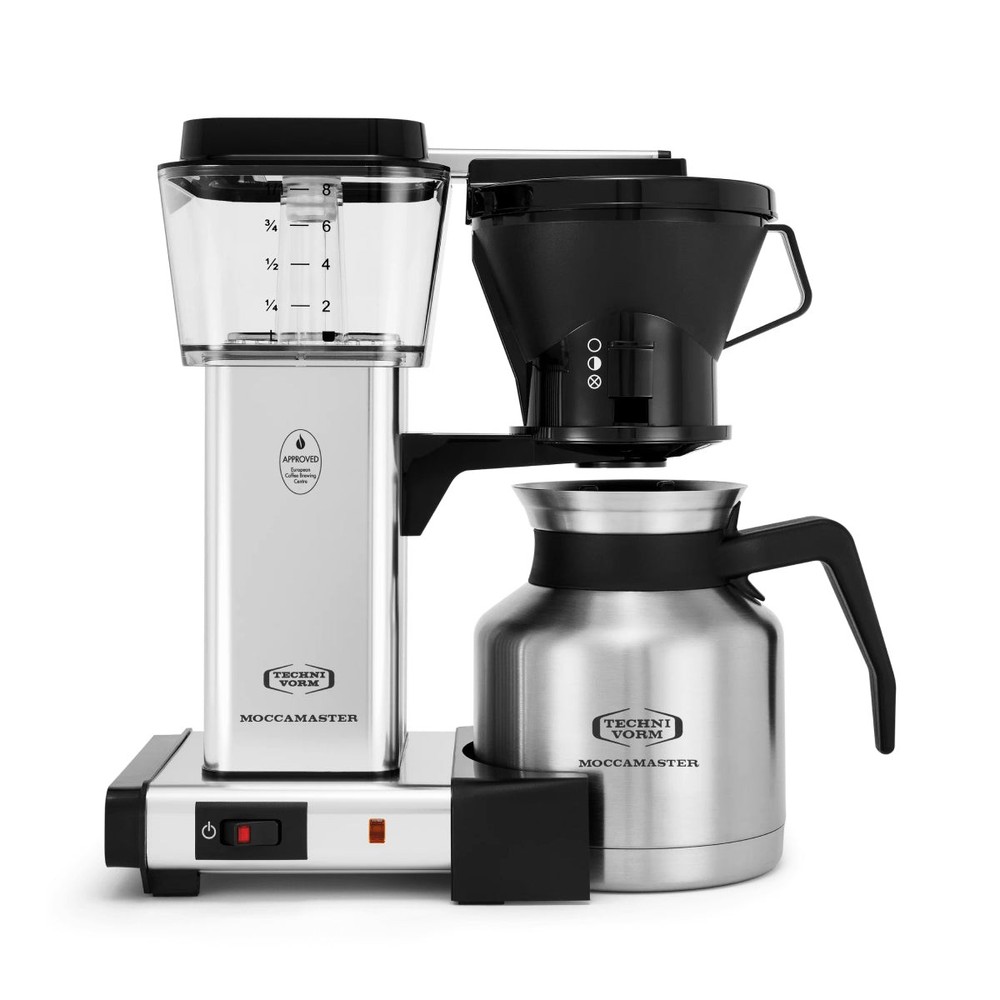 Technivorm Moccamaster KBTS 8-Cup Thermal Coffee Brewer | Silver