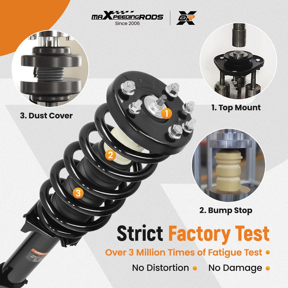 2pcs Front Struts w/Coil Springs Assembliy For Acura TSX 2009 2010 2011 2012