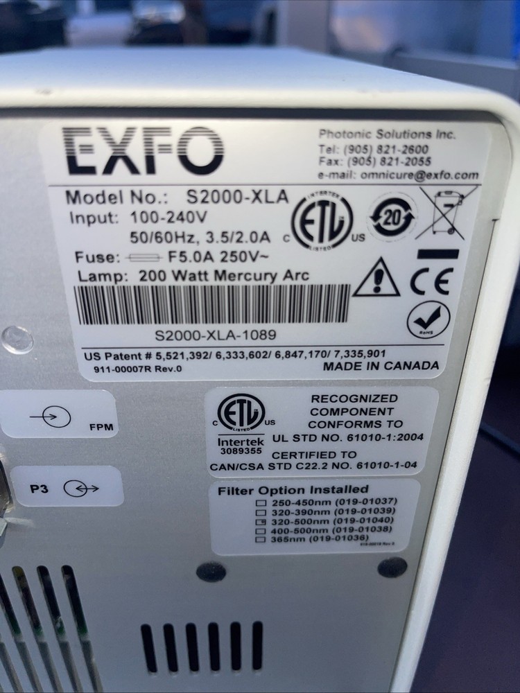 Exfo OmniCure Series S2000-XLA