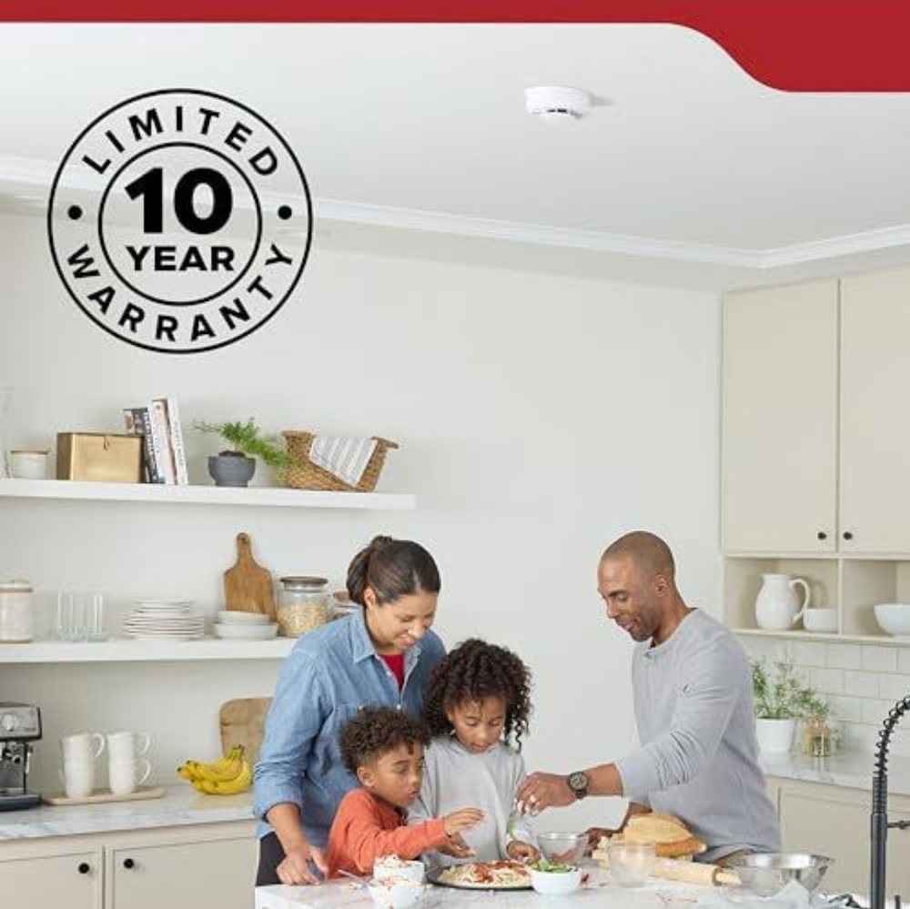 Kidde 20SA10 Hardwired Smoke Detector 10 Year Backup Battery