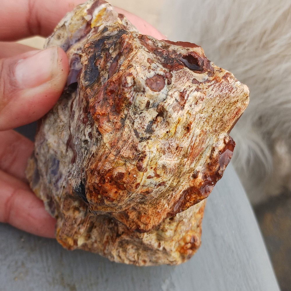 Highly Silicated Lithium Based Tiffany Stone Silicious Purple Agate