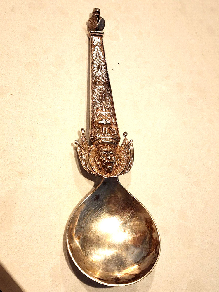 Beautiful 1850's Hanau Germany 800 Silver Spoon