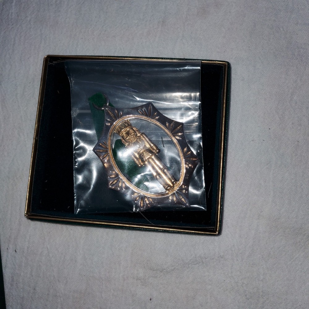 3 Reed & Barton Nutcracker Series Christmas Ornaments- Nutcracker Clara Wreath