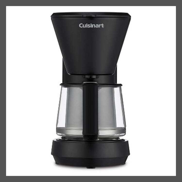 Cuisinart Compact 5 Cup Coffee Maker - Black - DCC-5500