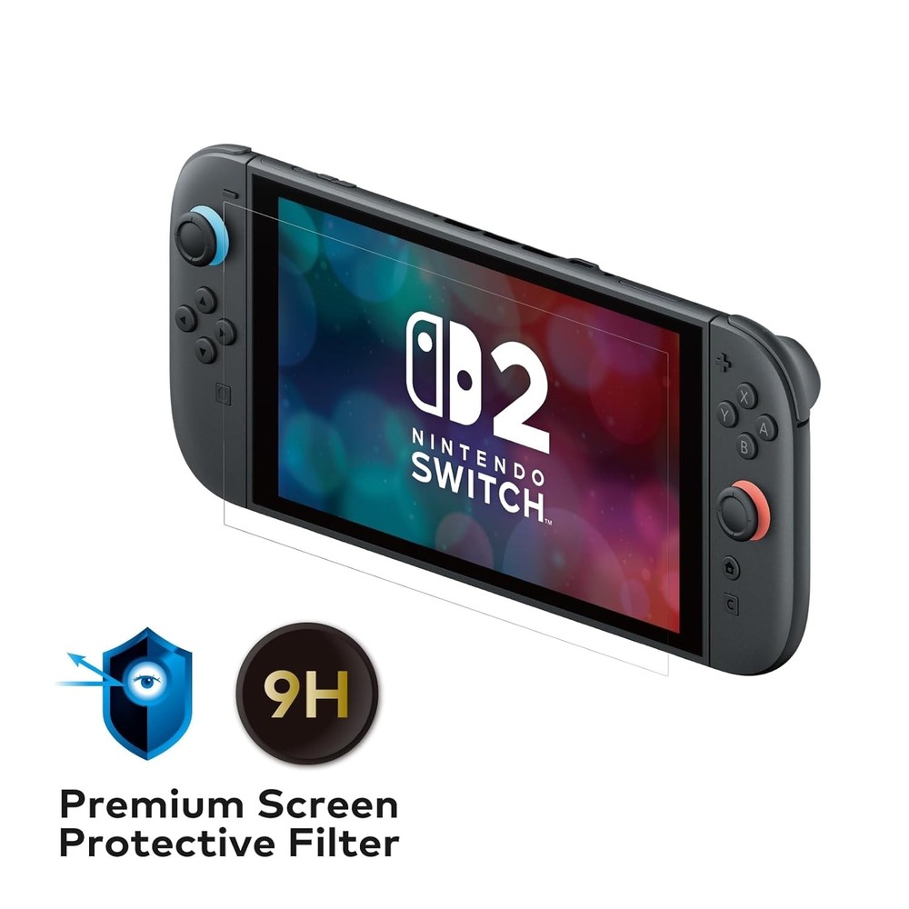 Hori Premium Screen Protective Filter for Nintendo Switch 2 - Officially License