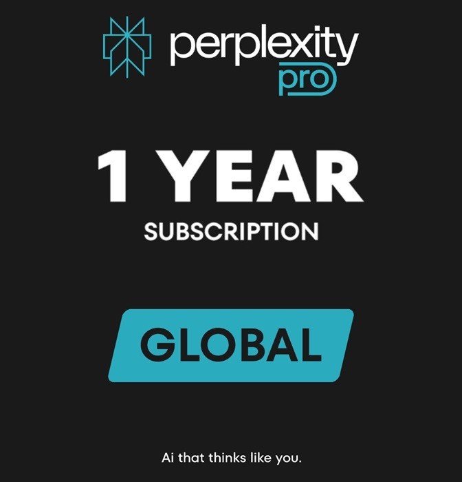 Perplexity Pro 1 Year - Perplexity Subscription Code (For New Accounts Only)
