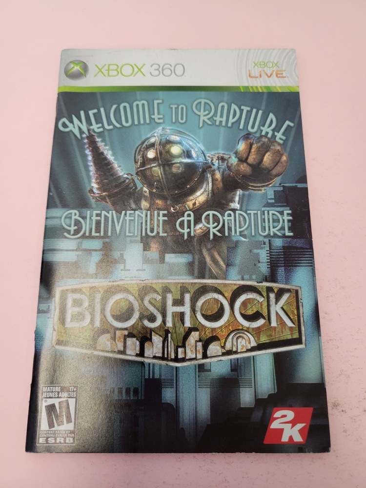 XBOX 360 Manual Only Bioshock