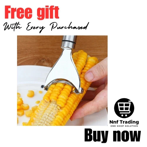 Stainless Steel Corn Cutter Peeler Stripper Remover Corn Thresher Kitchen Tool