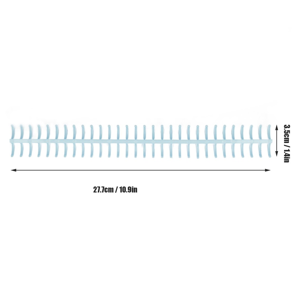 10PCS Binding Spine 30 Holes 12mm Diameter DIY Cuttable Plastic A4 Wire Binding