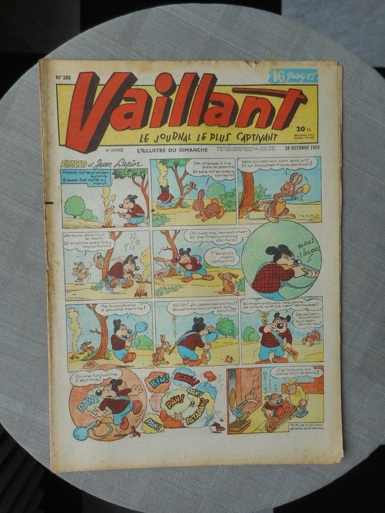 Vaillant The Most Captivating Journal No. 285 1950 Good Condition
