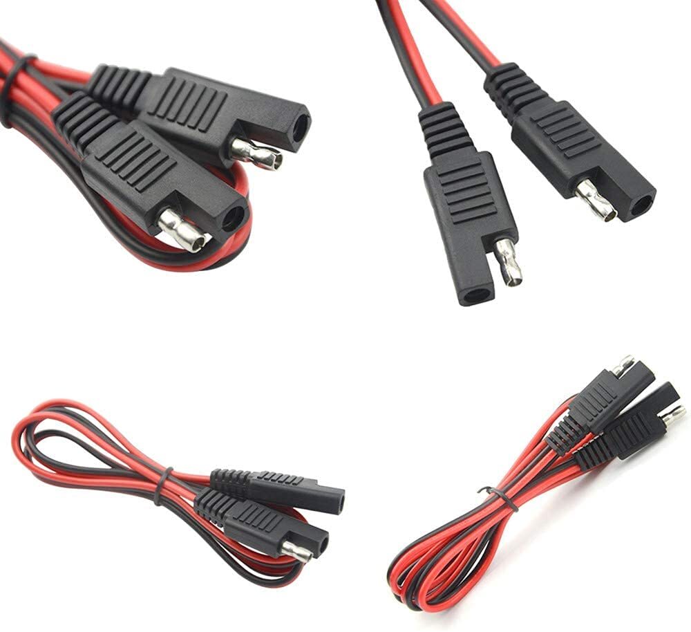 4 PCS SAE to SAE Extension Cable Quick Disconnect Wire Harness SAE Connector ...